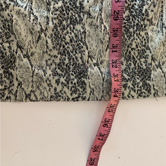 Cache Grayish Allover Beaded SnakePrint Vintage 90’s/Y2K Party Dress NWT 2 *Flaw - Picture 14 of 16